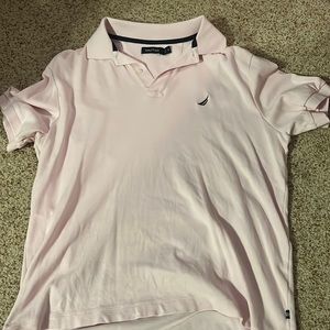 Nautica collard shirt light pink